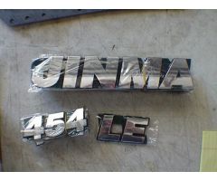 Chrome hood label set-454