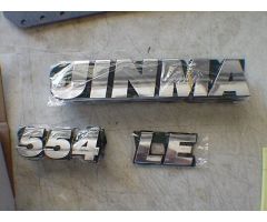 Chrome hood label set-554