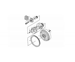 Crankshaft & Flywheel  - TY395 EPA Engine