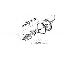 Crankshaft and Flywheel - SL3105 Engine
