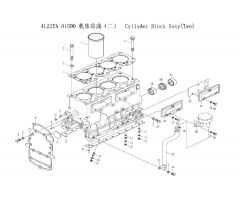 Cylinder Block (Two) - 4L22 Engine
