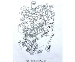 Cylinder Block - TY395 EPA Engine