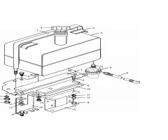 Fuel Tank Assembly - 18-28HP Tractors