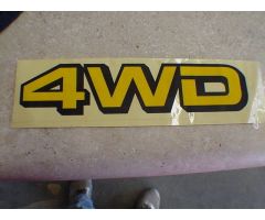 4WD Fender Decal